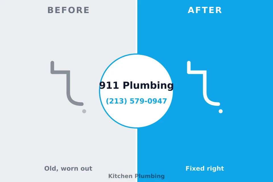 Before and after: plumbing repair Gotha, FL